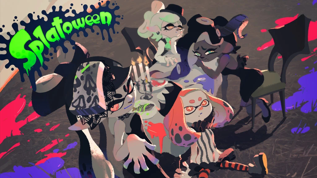 2020년 할로윈 스플래툰2 페스 일정 공개! Splatoween 기념 일러스트