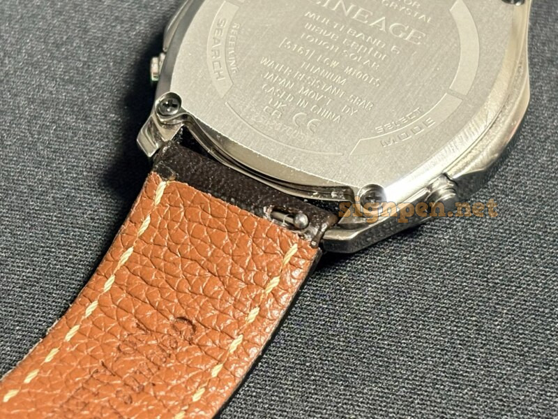 퀵릴리즈가 채용된 시계줄